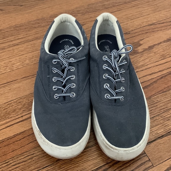 Navy Blue Sperry Shoes - Size 10.5 - Picture 3 of 3